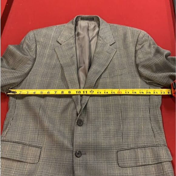 Chaps Striped SportCoat 46R - Picture 8 of 14